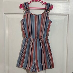 💗 Lily Bleu - Toddler Girls‎ Striped Romper
